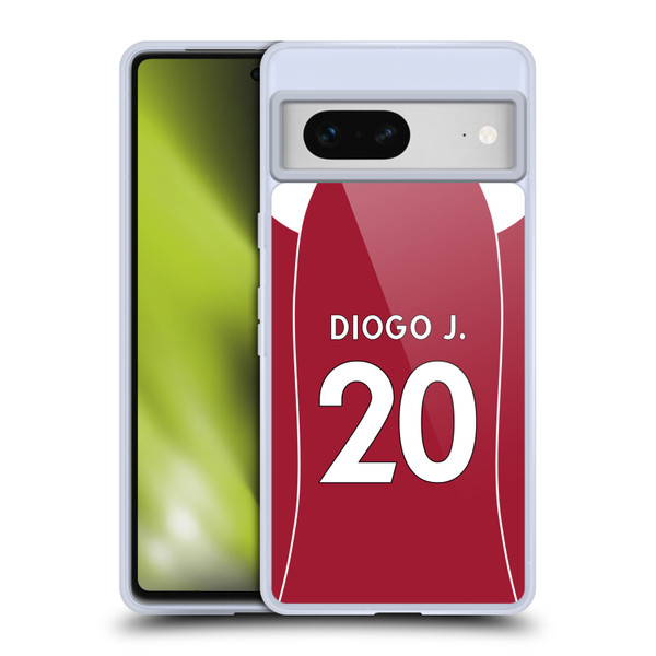 Liverpool Football Club 2025/26 Players Home Kit 2nd Group Joe Gomez Soft Gel Case for Google Pixel 7