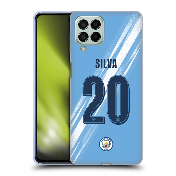 Manchester City Man City FC 2025/26 Players Home Kit 2nd Group Bernardo Silva Soft Gel Case for Samsung Galaxy M53 (2022) Manchester City Man City FC 2025/26 Players Home Kit 2nd Group Bernardo Silva Soft Gel Case for Samsung Galaxy M53 (2022)