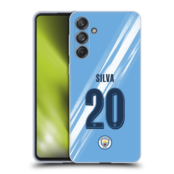 Manchester City Man City FC 2025/26 Players Home Kit 2nd Group Bernardo Silva Soft Gel Case for Samsung Galaxy M55 5G Manchester City Man City FC 2025/26 Players Home Kit 2nd Group Bernardo Silva Soft Gel Case for Samsung Galaxy M55 5G