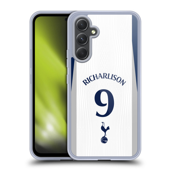 Tottenham Hotspur F.C. 2025/26 Players Home Kit 2nd Group Richarlison Soft Gel Case for Samsung Galaxy A54 5G
