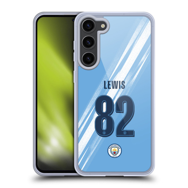 Manchester City Man City FC 2025/26 Players Home Kit 2nd Group Rico Lewis Soft Gel Case for Samsung Galaxy S23+ 5G