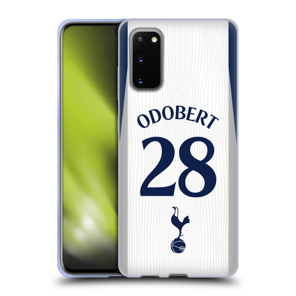 Tottenham Hotspur F.C. 2025/26 Players Home Kit 2nd Group Wilson Odobert Soft Gel Case for Samsung Galaxy S20 / S20 5G