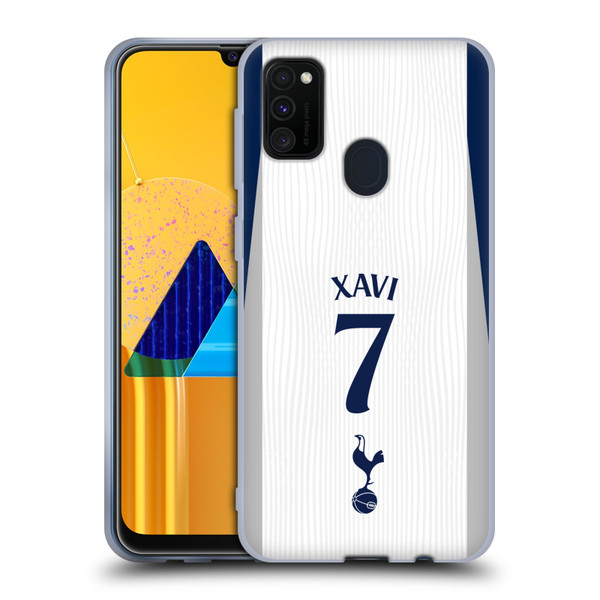 Tottenham Hotspur F.C. 2025/26 Players Home Kit 2nd Group Xavi Simons Soft Gel Case for Samsung Galaxy M30s (2019)/M21 (2020)