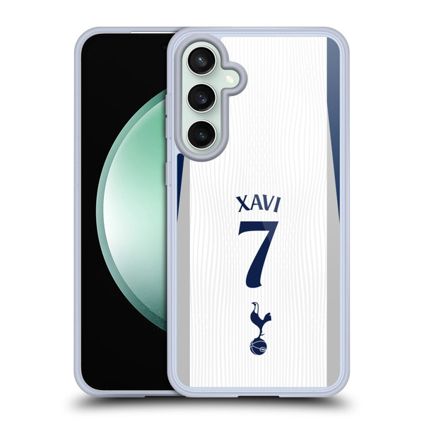 Tottenham Hotspur F.C. 2025/26 Players Home Kit 2nd Group Xavi Simons Soft Gel Case for Samsung Galaxy S23 FE 5G