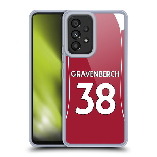 Liverpool Football Club 2025/26 Players Home Kit 2nd Group Ryan Gravenberch Soft Gel Case for Samsung Galaxy A53 5G (2022)