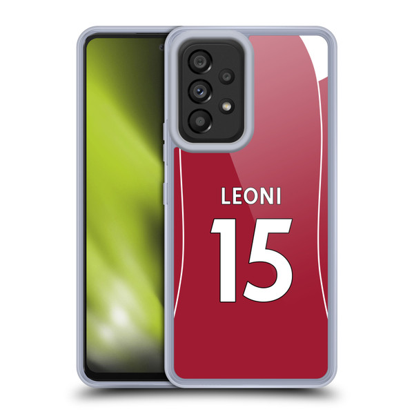Liverpool Football Club 2025/26 Players Home Kit 2nd Group Giovanni Leoni Soft Gel Case for Samsung Galaxy A53 5G (2022)