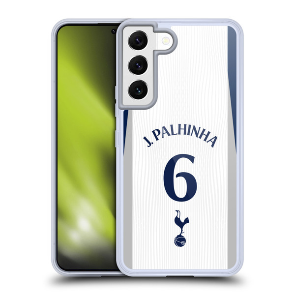 Tottenham Hotspur F.C. 2025/26 Players Home Kit 2nd Group João Palhinha Soft Gel Case for Samsung Galaxy S22 5G
