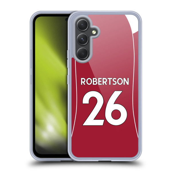 Liverpool Football Club 2025/26 Players Home Kit 2nd Group Andy Robertson Soft Gel Case for Samsung Galaxy A54 5G Liverpool Football Club 2025/26 Players Home Kit 2nd Group Andy Robertson Soft Gel Case for Samsung Galaxy A54 5G