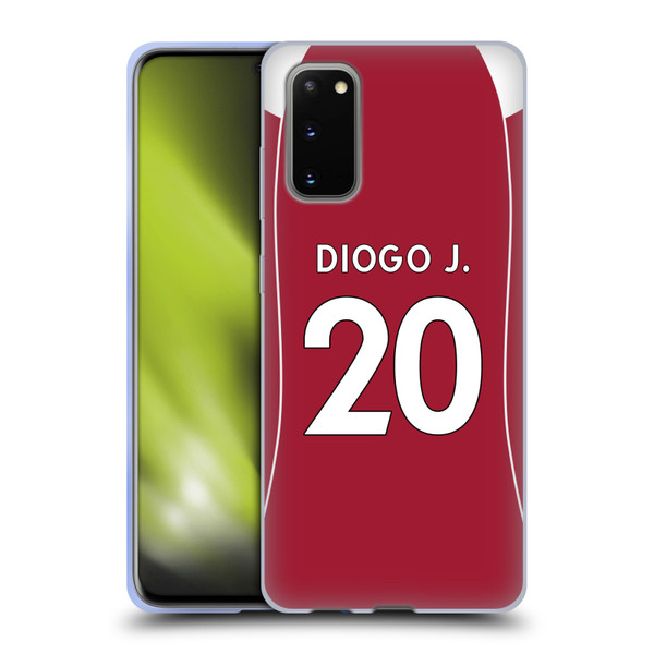 Liverpool Football Club 2025/26 Players Home Kit 2nd Group Joe Gomez Soft Gel Case for Samsung Galaxy S20 / S20 5G