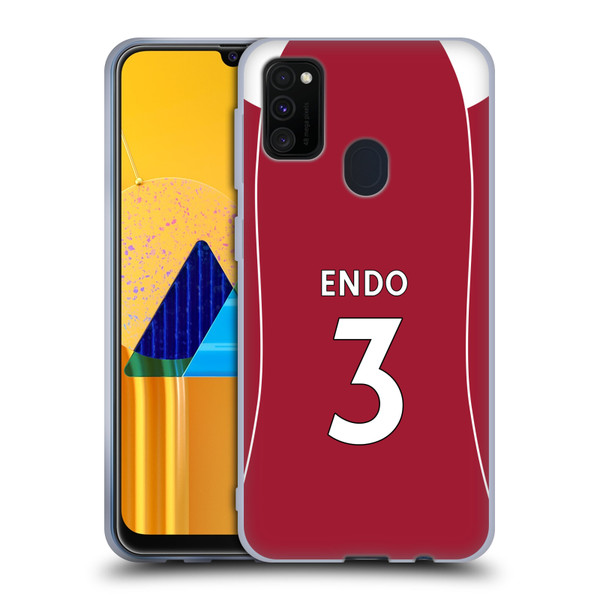 Liverpool Football Club 2025/26 Players Home Kit 2nd Group Wataru Endō Soft Gel Case for Samsung Galaxy M30s (2019)/M21 (2020) Liverpool Football Club 2025/26 Players Home Kit 2nd Group Wataru Endō Soft Gel Case for Samsung Galaxy M30s (2019)/M21 (2020)