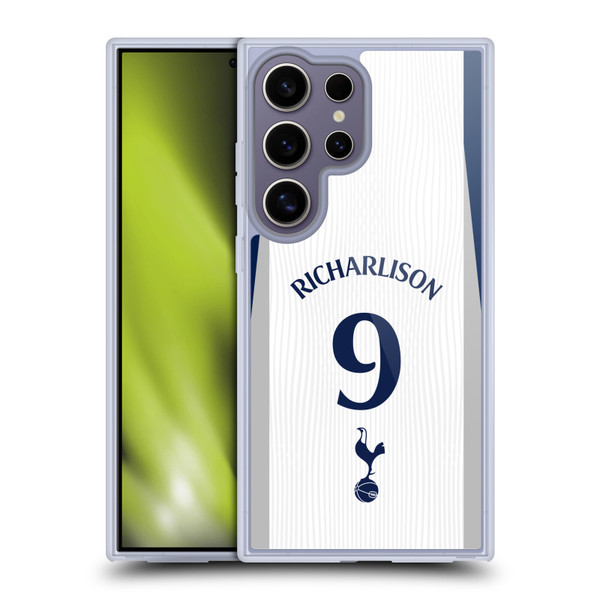 Tottenham Hotspur F.C. 2025/26 Players Home Kit 2nd Group Richarlison Soft Gel Case for Samsung Galaxy S25 Ultra Tottenham Hotspur F.C. 2025/26 Players Home Kit 2nd Group Richarlison Soft Gel Case for Samsung Galaxy S25 Ultra