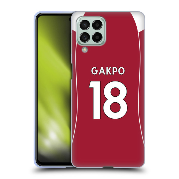 Liverpool Football Club 2025/26 Players Home Kit 2nd Group Cody Gakpo Soft Gel Case for Samsung Galaxy M53 (2022) Liverpool Football Club 2025/26 Players Home Kit 2nd Group Cody Gakpo Soft Gel Case for Samsung Galaxy M53 (2022)