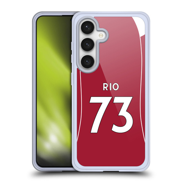 Liverpool Football Club 2025/26 Players Home Kit 2nd Group Rio Ngumoha Soft Gel Case for Samsung Galaxy S24 5G