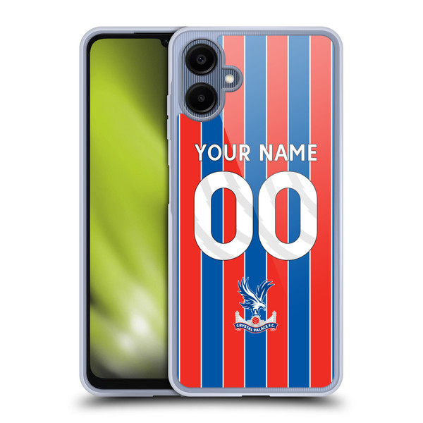 Custom Customised Personalised Crystal Palace Football Club 2025/26 Kit Home Soft Gel Case for Samsung Galaxy A06 4G