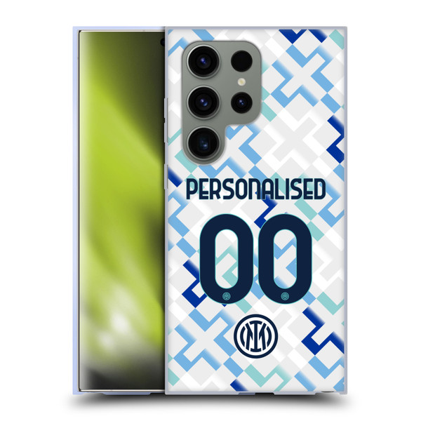 Custom Customised Personalised Inter Milan 2025/26 Players Home Kit Away Soft Gel Case for Samsung Galaxy S24 Ultra 5G