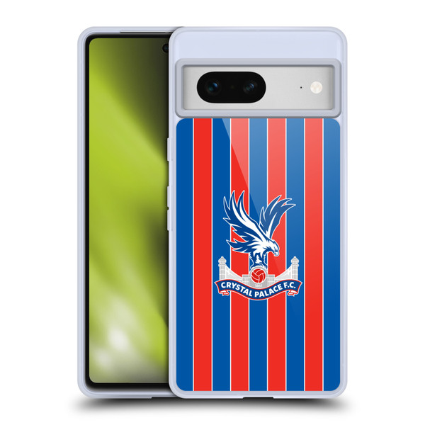 Crystal Palace FC 2025/26 Crest Kit Home Soft Gel Case for Google Pixel 7