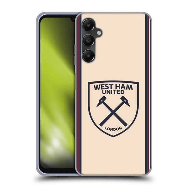 West Ham United FC 2025/26 Crest Kit Away Soft Gel Case for Samsung Galaxy A05s