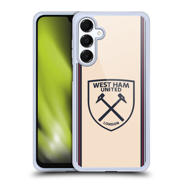West Ham United FC 2025/26 Crest Kit Away Soft Gel Case for Samsung Galaxy A16 5G