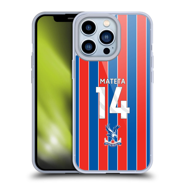 Crystal Palace FC 2025/26 Players Home Kit Jean-Philippe Mateta Soft Gel Case for Apple iPhone 13 Pro