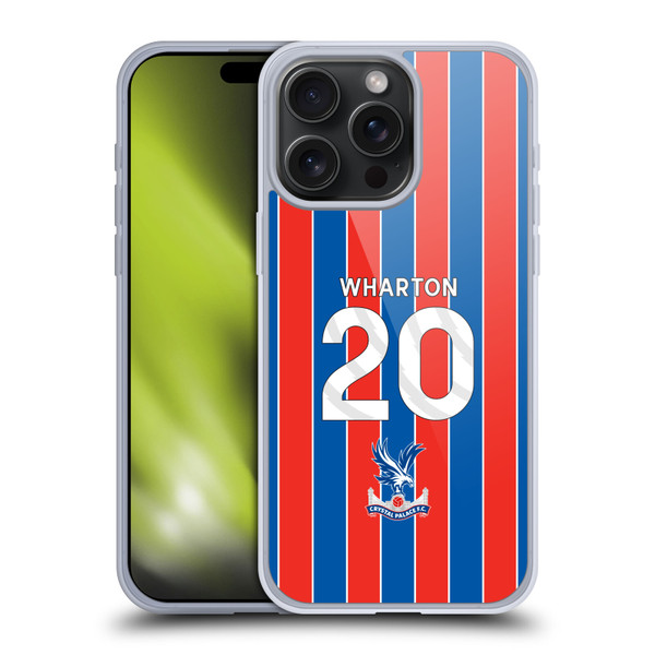 Crystal Palace FC 2025/26 Players Home Kit Adam Wharton Soft Gel Case for Apple iPhone 15 Pro Max