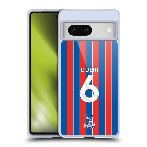 Crystal Palace FC 2025/26 Players Home Kit Marc Guéhi Soft Gel Case for Google Pixel 7 Crystal Palace FC 2025/26 Players Home Kit Marc Guéhi Soft Gel Case for Google Pixel 7