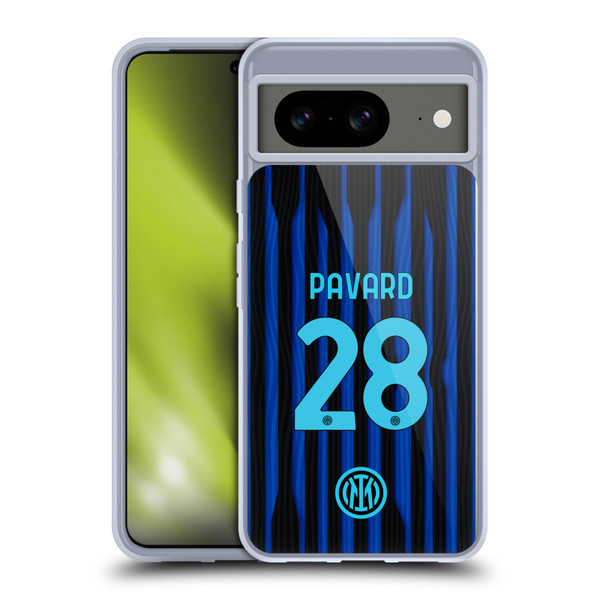 Fc Internazionale Milano 2025/26 Players Home Kit Benjamin Pavard Soft Gel Case for Google Pixel 8 Fc Internazionale Milano 2025/26 Players Home Kit Benjamin Pavard Soft Gel Case for Google Pixel 8