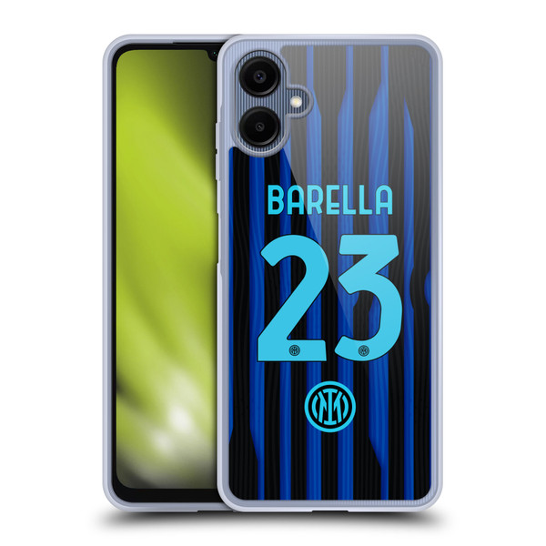 Fc Internazionale Milano 2025/26 Players Home Kit Nicolò Barella Soft Gel Case for Samsung Galaxy A06 4G Fc Internazionale Milano 2025/26 Players Home Kit Nicolò Barella Soft Gel Case for Samsung Galaxy A06 4G