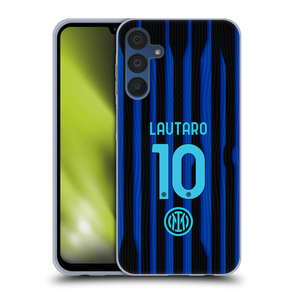 Fc Internazionale Milano 2025/26 Players Home Kit Lautaro Martínez Soft Gel Case for Samsung Galaxy A15 Fc Internazionale Milano 2025/26 Players Home Kit Lautaro Martínez Soft Gel Case for Samsung Galaxy A15
