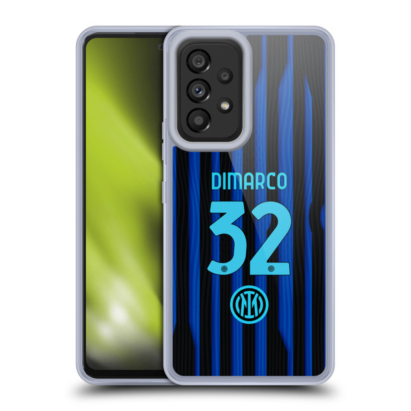 Fc Internazionale Milano 2025/26 Players Home Kit Federico Dimarco Soft Gel Case for Samsung Galaxy A53 5G (2022)
