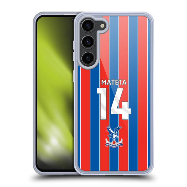 Crystal Palace FC 2025/26 Players Home Kit Jean-Philippe Mateta Soft Gel Case for Samsung Galaxy S23+ 5G