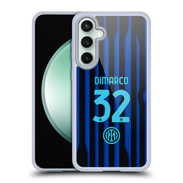 Fc Internazionale Milano 2025/26 Players Home Kit Federico Dimarco Soft Gel Case for Samsung Galaxy S23 FE 5G