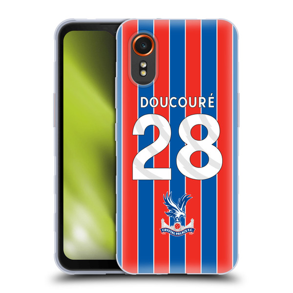 Crystal Palace FC 2025/26 Players Home Kit Cheick Doucouré Soft Gel Case for Samsung Galaxy Xcover7 5G