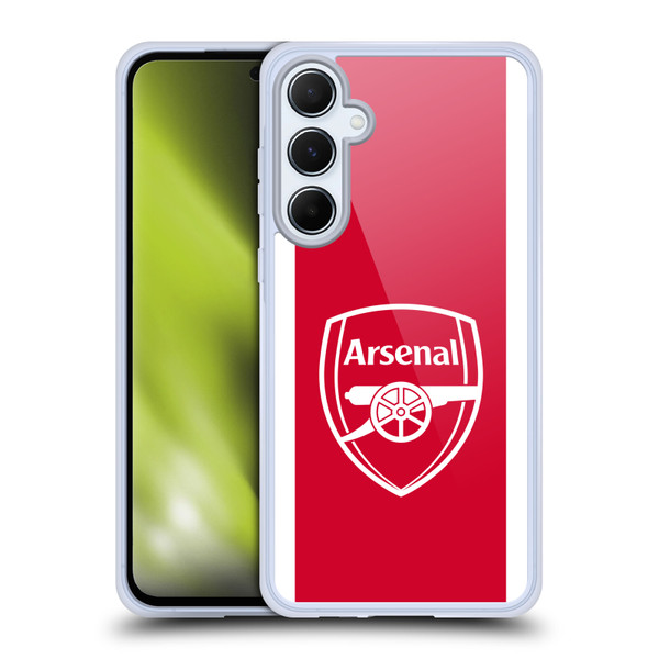 Arsenal FC 2025/26 Kit Home Soft Gel Case for Samsung Galaxy A55 5G