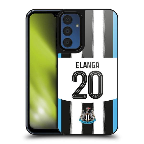 Newcastle United Football Club 2025/26 Players Home Kit Anthony Elanga Gel Armour Case For Samsung Galaxy A15