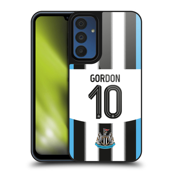 Newcastle United Football Club 2025/26 Players Home Kit Anthony Gordon Gel Armour Case For Samsung Galaxy A15