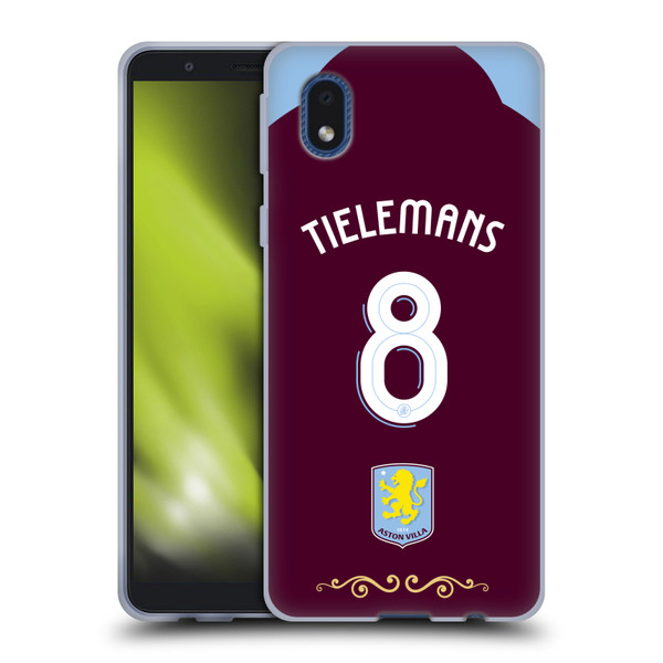 Aston Villa Football Club 2025/26 Players Home Kit Youri Tielemans Soft Gel Case for Samsung Galaxy A01 Core (2020)