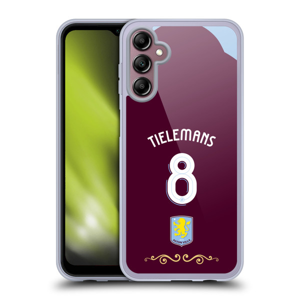 Aston Villa Football Club 2025/26 Players Home Kit Youri Tielemans Soft Gel Case for Samsung Galaxy A14 5G