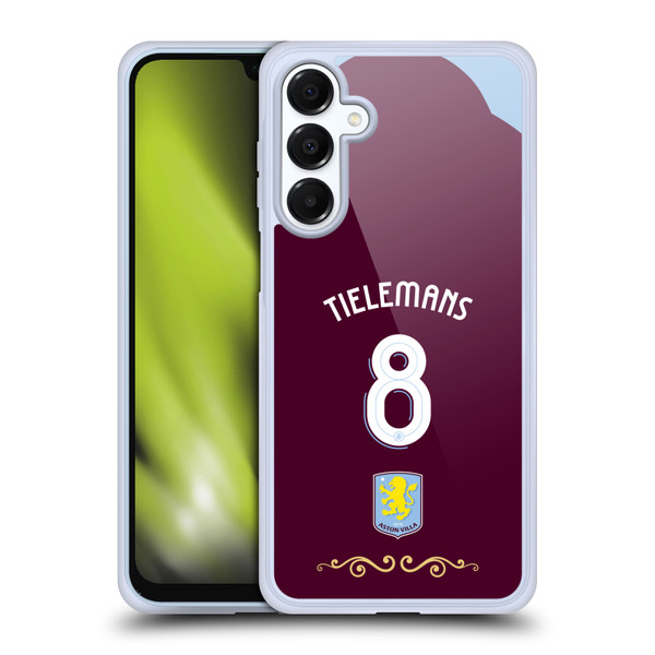 Aston Villa Football Club 2025/26 Players Home Kit Youri Tielemans Soft Gel Case for Samsung Galaxy A16 5G