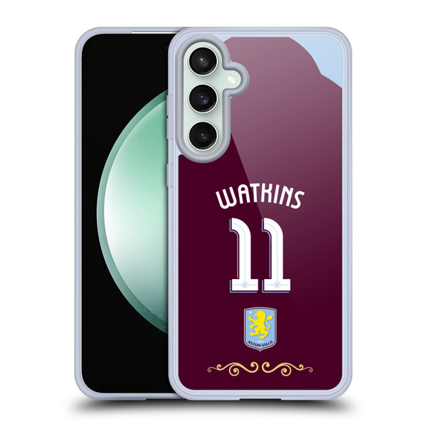 Aston Villa Football Club 2025/26 Players Home Kit Ollie Watkins Soft Gel Case for Samsung Galaxy S23 FE 5G Aston Villa Football Club 2025/26 Players Home Kit Ollie Watkins Soft Gel Case for Samsung Galaxy S23 FE 5G