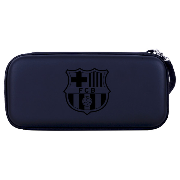 FC Barcelona Graphic Logo Embossed Crest Hard Storage Travel Carry Case for Nintendo Switch