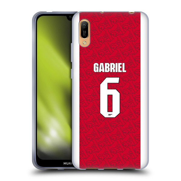 Arsenal FC 2025/26 Players Home Kit Gabriel Magalhães Soft Gel Case for Huawei Y6 Pro (2019) Arsenal FC 2025/26 Players Home Kit Gabriel Magalhães Soft Gel Case for Huawei Y6 Pro (2019)