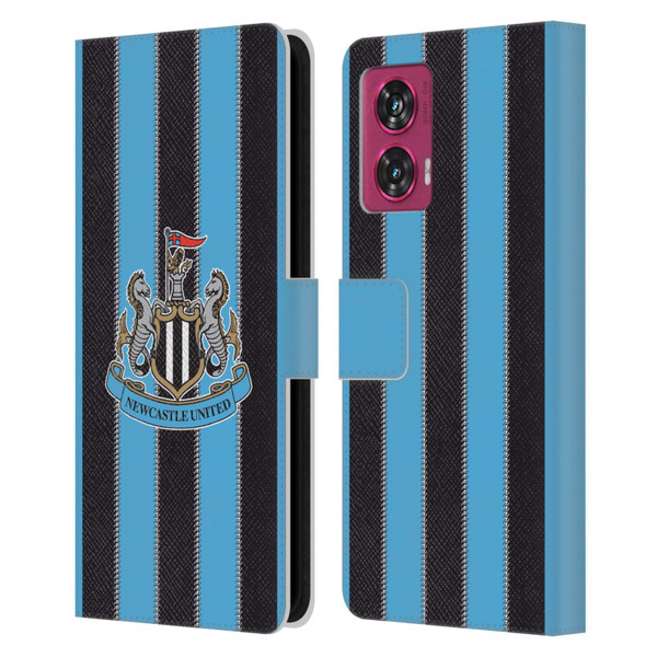 Newcastle United Football Club 2025/26 Crest Kit Home Leather Book Wallet Case Cover For Motorola Edge 50 Fusion Newcastle United Football Club 2025/26 Crest Kit Home Leather Book Wallet Case Cover For Motorola Edge 50 Fusion