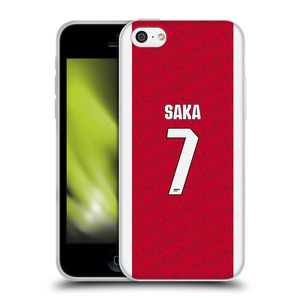Arsenal FC 2025/26 Players Home Kit Martin Ødegaard Soft Gel Case for Apple iPhone 5c Arsenal FC 2025/26 Players Home Kit Martin Ødegaard Soft Gel Case for Apple iPhone 5c