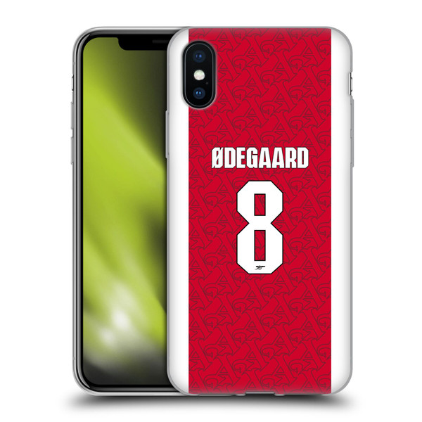 Arsenal FC 2025/26 Players Home Kit Bukayo Saka Soft Gel Case for Apple iPhone X / iPhone XS