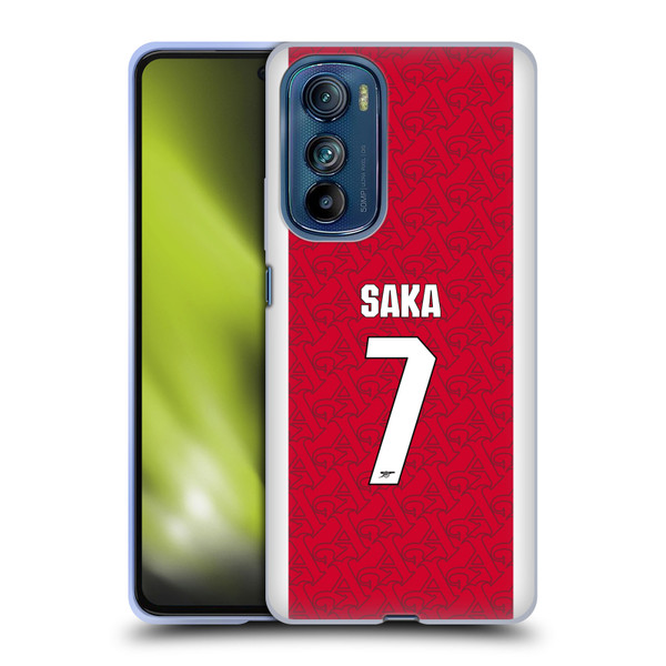 Arsenal FC 2025/26 Players Home Kit Bukayo Saka Soft Gel Case for Motorola Edge 30