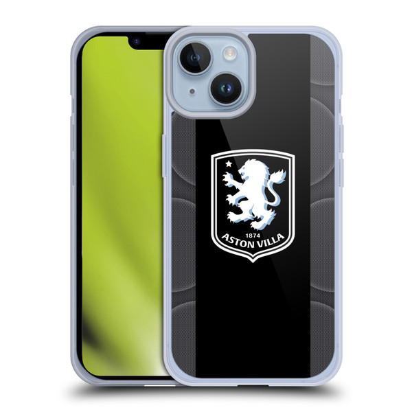 Aston Villa Football Club 2025/26 Crest Kit Away Soft Gel Case for Apple iPhone 14