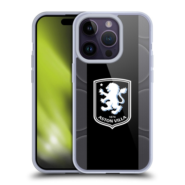 Aston Villa Football Club 2025/26 Crest Kit Away Soft Gel Case for Apple iPhone 14 Pro