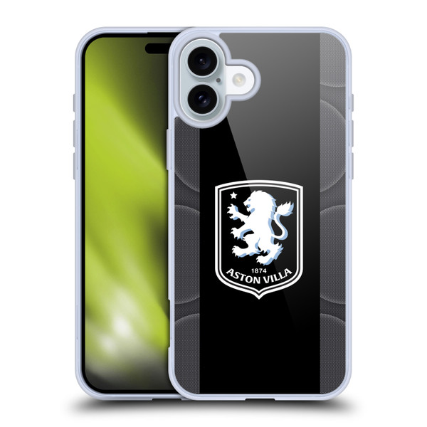 Aston Villa Football Club 2025/26 Crest Kit Away Soft Gel Case for Apple iPhone 16 Plus Aston Villa Football Club 2025/26 Crest Kit Away Soft Gel Case for Apple iPhone 16 Plus