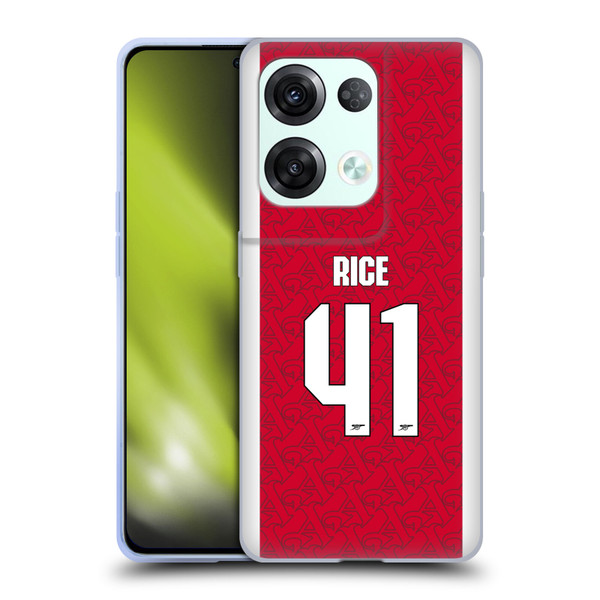 Arsenal FC 2025/26 Players Home Kit Declan Rice Soft Gel Case for OPPO Reno8 Pro Arsenal FC 2025/26 Players Home Kit Declan Rice Soft Gel Case for OPPO Reno8 Pro