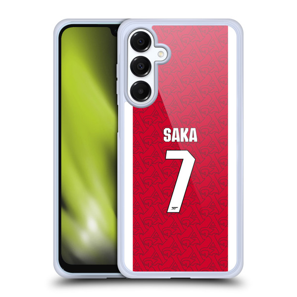 Arsenal FC 2025/26 Players Home Kit Bukayo Saka Soft Gel Case for Samsung Galaxy A16 5G Arsenal FC 2025/26 Players Home Kit Bukayo Saka Soft Gel Case for Samsung Galaxy A16 5G
